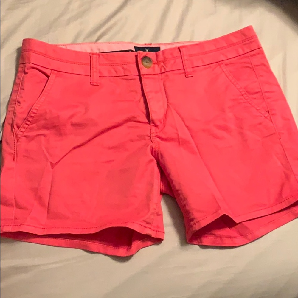 American Eagle Midi Coral Shorts